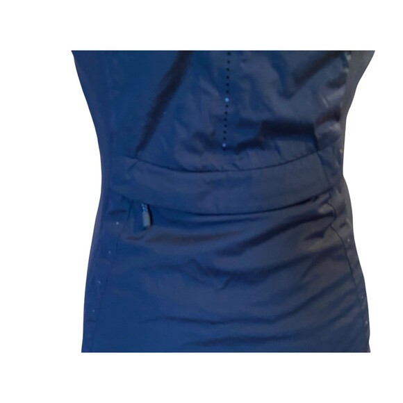 Lululemon Women Run For Cold Vest Size 6 Blue insulated Waterproof Pockets Light - Picture 5 of 15
